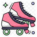 Roller Skate Shoes Footwear Icon