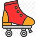 Roller Skate Blade Boot Icon