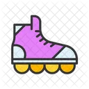 Roller Skate Sport Skating Icon