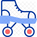 Roller Skate Skating Wheels Icône