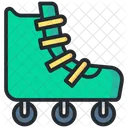 Rollschuhe Schlittschuhe Skateboard Symbol