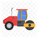 Tractor Roller Road Roller Roller Vehicle Icon
