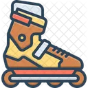 Rollerblading Roller Skate Icon