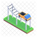 Rollercoaster Rollercoaster Ride Thrill Ride Icon