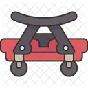 Rolling Work Seat Icon