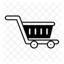 Rolling Cart Trolley Grocery Cart Icon