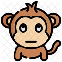 Rolling Eyes Monkey  Icon