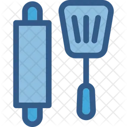Rolling Pin And Spatula  Icon