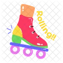 Rolling Shoe Skate Shoe Roller Skate Icon
