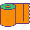 Rollo De Panuelos Papel Higienico Limpio Icono