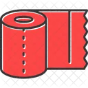 Rollo De Panuelos Papel Higienico Limpio Icono