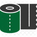 Rollo De Panuelos Papel Higienico Limpio Icono