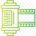Rollo De Pelicula Camara Cine Icono
