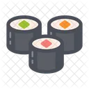 Rollo de sushi maki  Icono