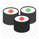 Rollo de sushi maki  Icono
