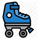 Rollschuh Schlittschuh Roller Symbol