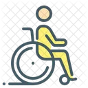 Rollstuhl Behinderte Handicap Symbol