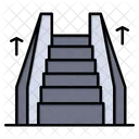 Rolltreppe Treppe Aufzug Symbol