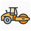 Rolo Estrada Construcao Ícone