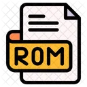 Rom File Type File Format Icon