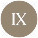 Roman Ten Number Icon