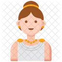 Roman Woman Icon
