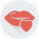 Romance Lips Kiss Icon