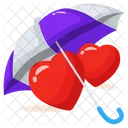 Romance Romantic Umbrella Icon