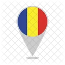 Chad Country Flag Icon