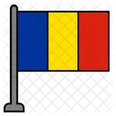 Romania Country Flag Flag Icon