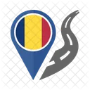 Romania Flag Icon