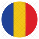Romania Flag Country Icon