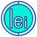 Romanian Leu Symbol  Icon