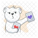 Romantic Bear  Icon