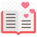 Romantic Book Book Love Book Icon