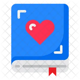 Romantic Book  Icon