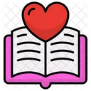 Romantic Book  Symbol