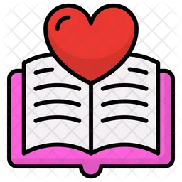 Romantic Book  Icon