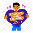 Romantic Boy Love Sarcastic Icon