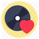 Romantic Cd Compact Disc Memory Storage Icon