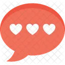 Romantic Chat Love Icon