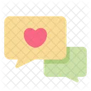 Chat Love Message Icon