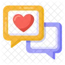 Love Conversation Love Messages Valentines Messages Icon