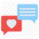 Romantic Chat Love Chat Romantic Message Icon