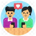 Conversation Loving Discussion Loving Chat Icon