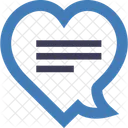 Romantic Chat Chat Love Icon
