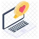 Romantic Chat Favorite Chat Love Communication Icon