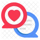 Romantic Chat Love Communication Love Message Icon