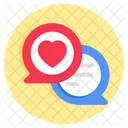 Romantic Chat Love Communication Love Message Icon