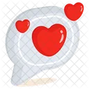 Romantic Chat Love Icon